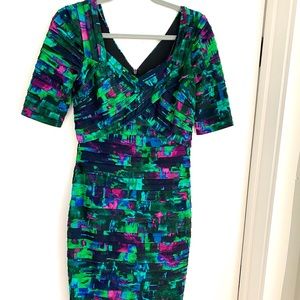 ❤️ London Times Colorful Sheath Dress size 4